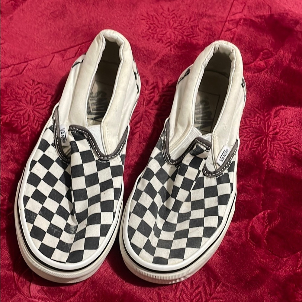 Vans Checkerboard Slip-On Sneakers